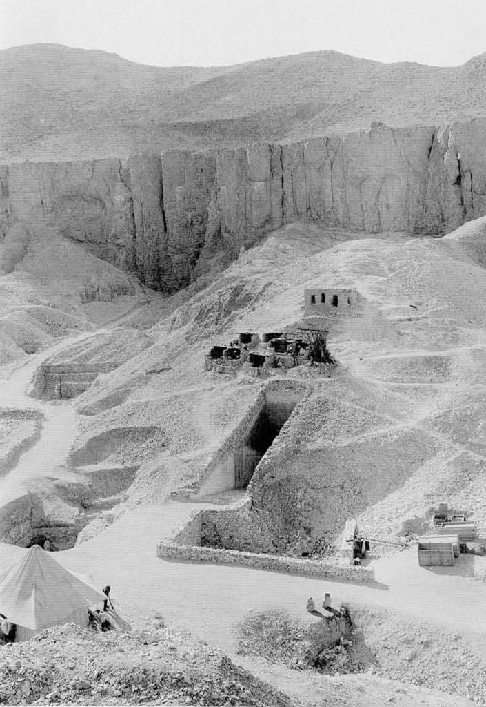 site of kings Tutankhamen’s tomb